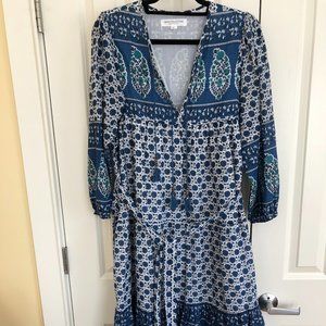 Emerson Fry Indigo Heirloom Dress, size M, NWOT